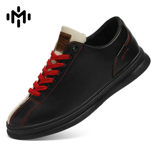 T1268 Trendy Color-Blocked Beetle Shoes