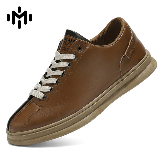 T1268 Trendy Color-Blocked Beetle Shoes