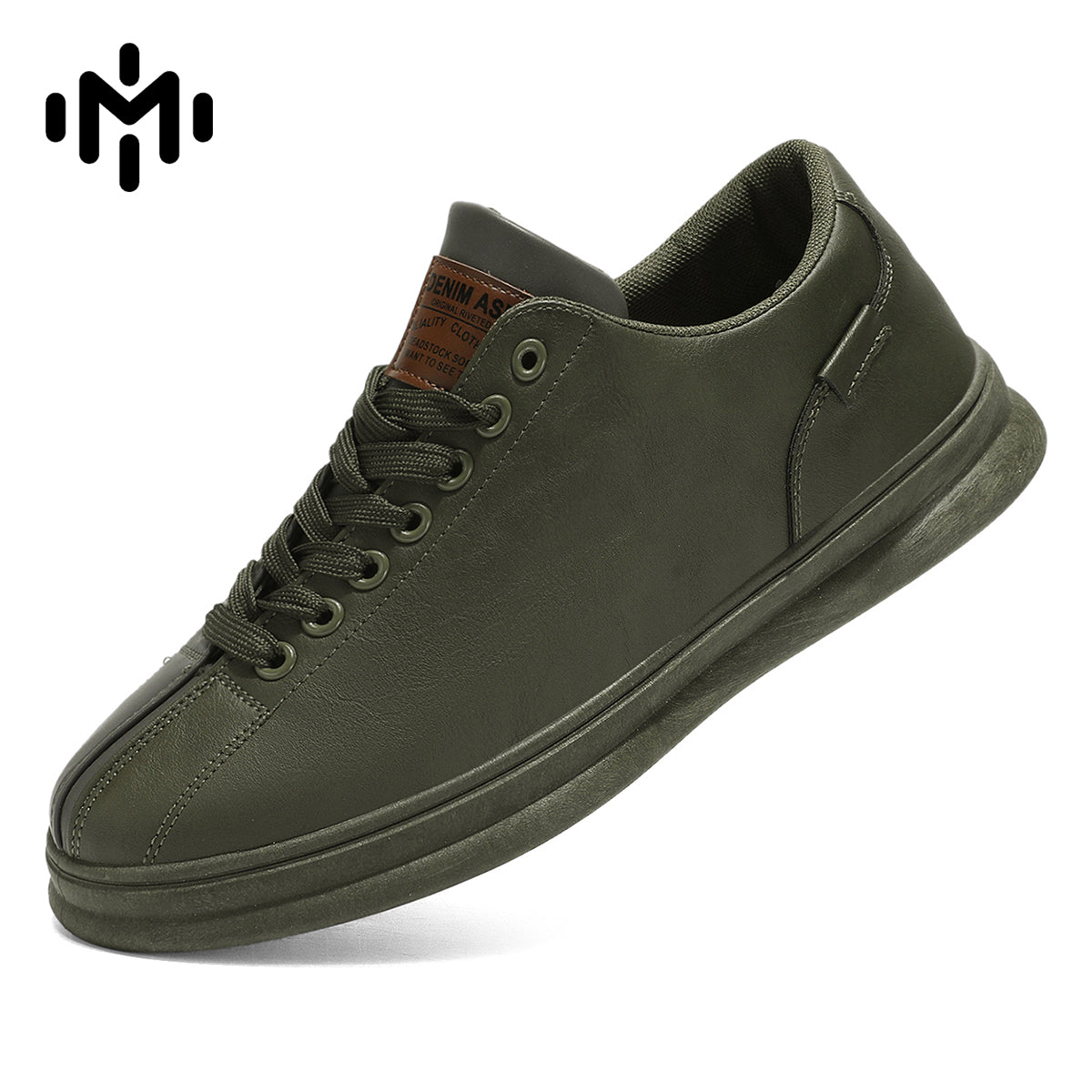 T1268 Trendy Color-Blocked Beetle Shoes