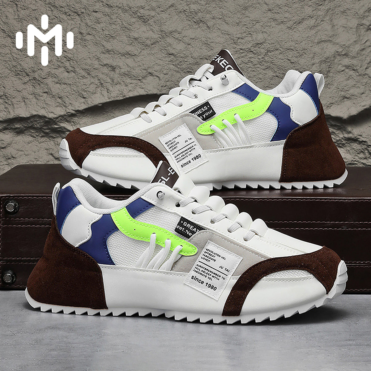 C8807 Men's Breathable Thick-Soled Sports Shoes
