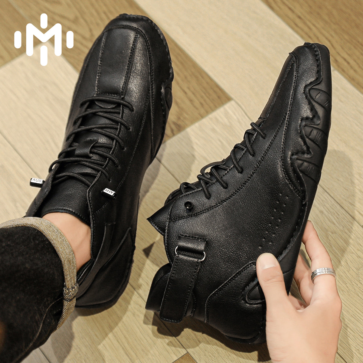 FJ-8008 Casual versatile men's shoes, high-top men's casual shoes