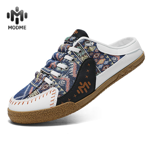 GB01 Baotou Men's Summer Breathable Mesh Slippers
