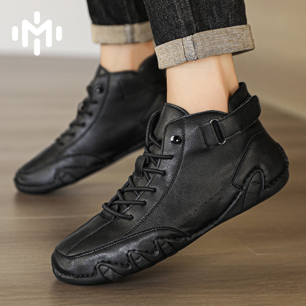 FJ-8008 Casual versatile men's shoes, high-top men's casual shoes