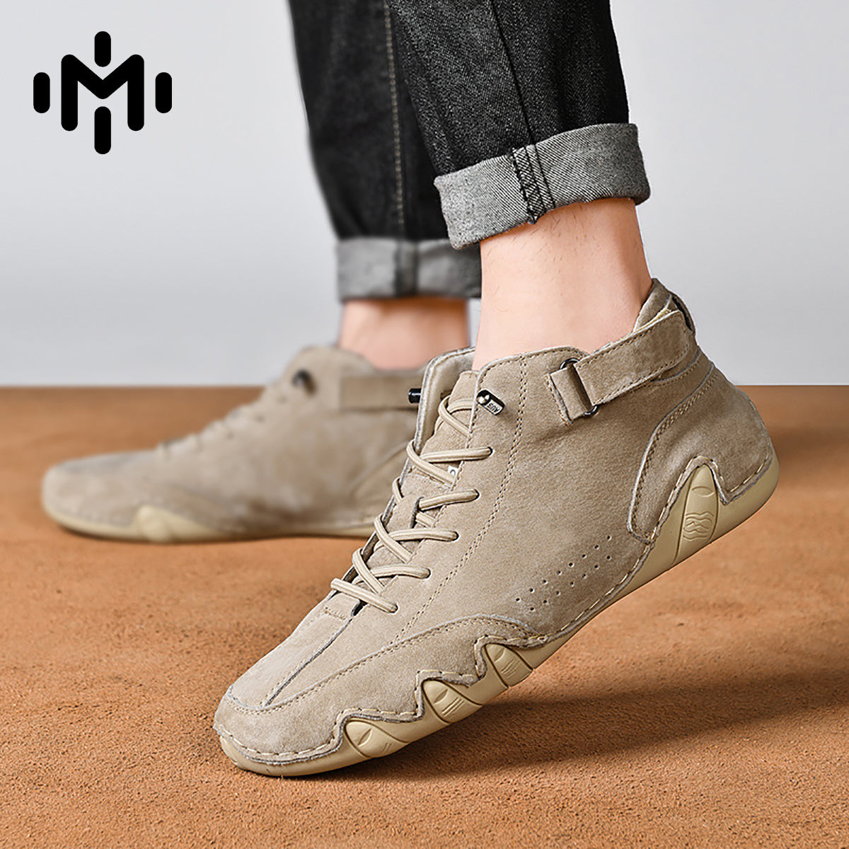 FJ-8008 Casual versatile men's shoes, high-top men's casual shoes