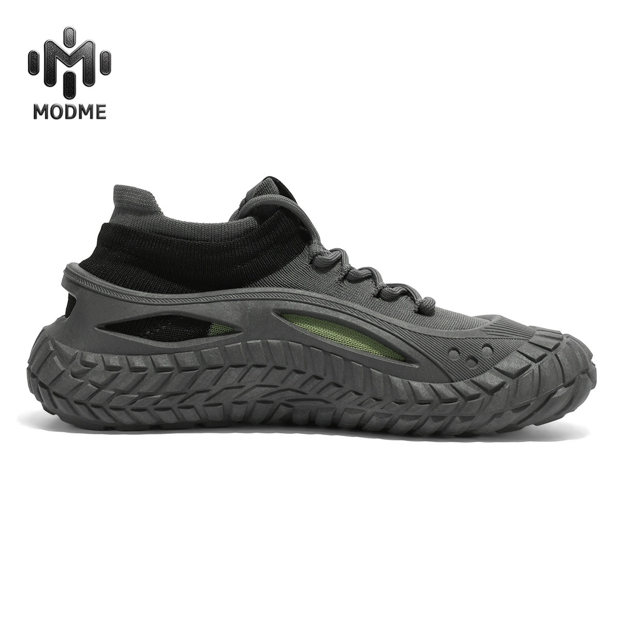 HX01 Men's summer breathable flyknit mesh construction work safety shoes with slip-resistant soles
