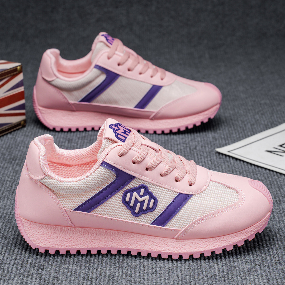 AG27 versatile mesh-upper casual running shoes