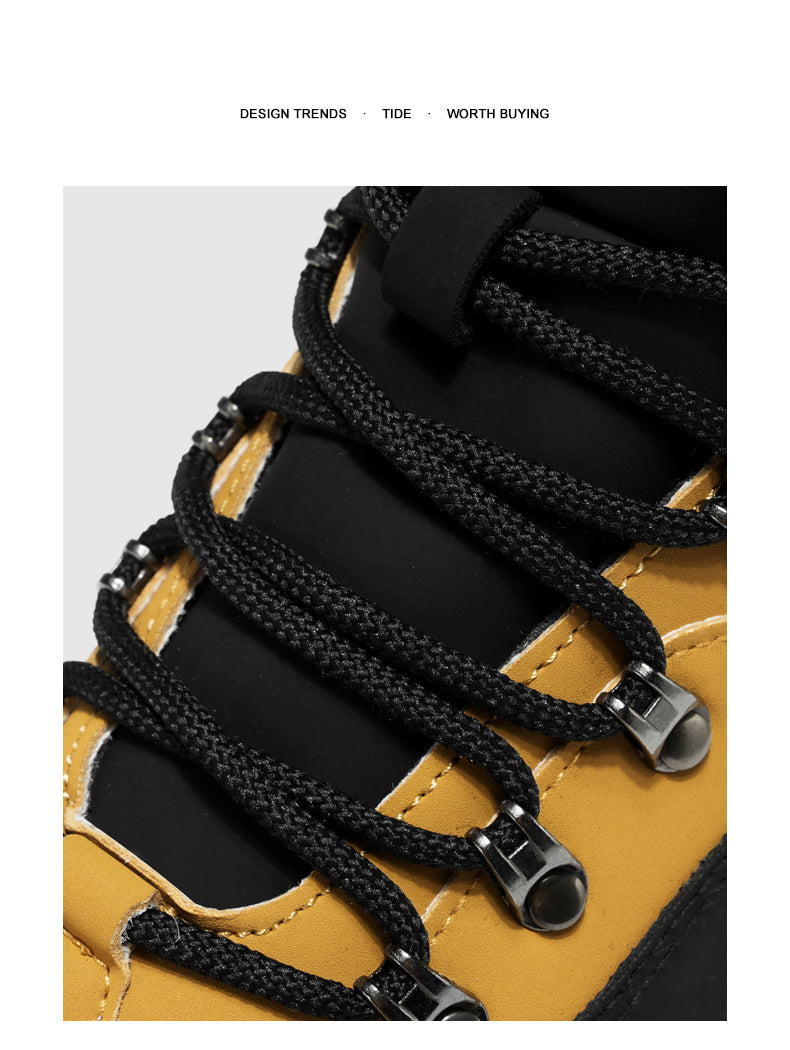 D836 Hiking boots with slip-resistant soles