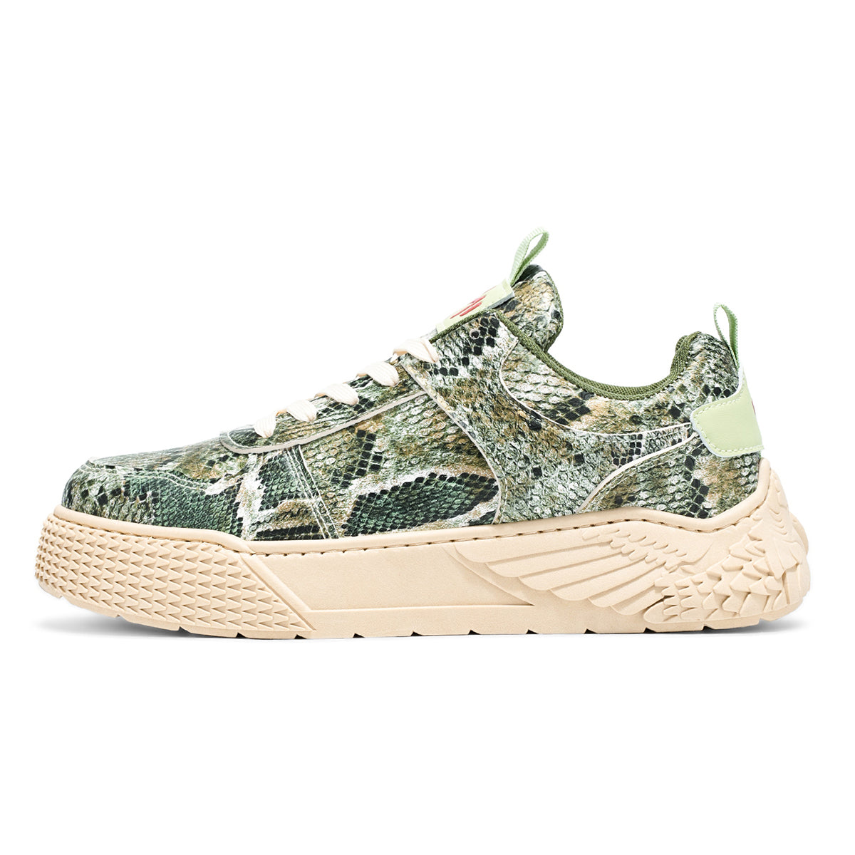 58026 Snake skin casual new style skate shoes