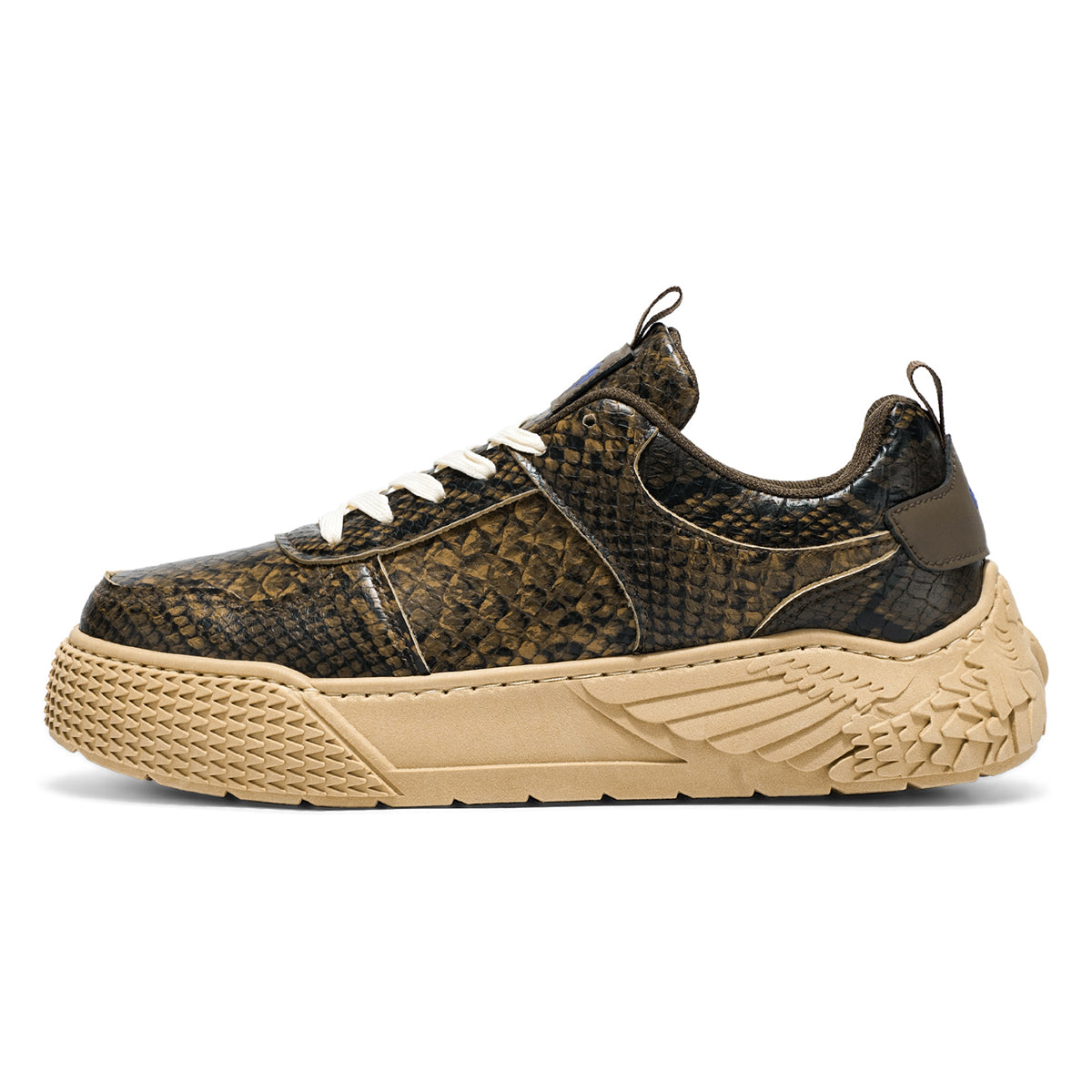58026 Snake skin casual new style skate shoes