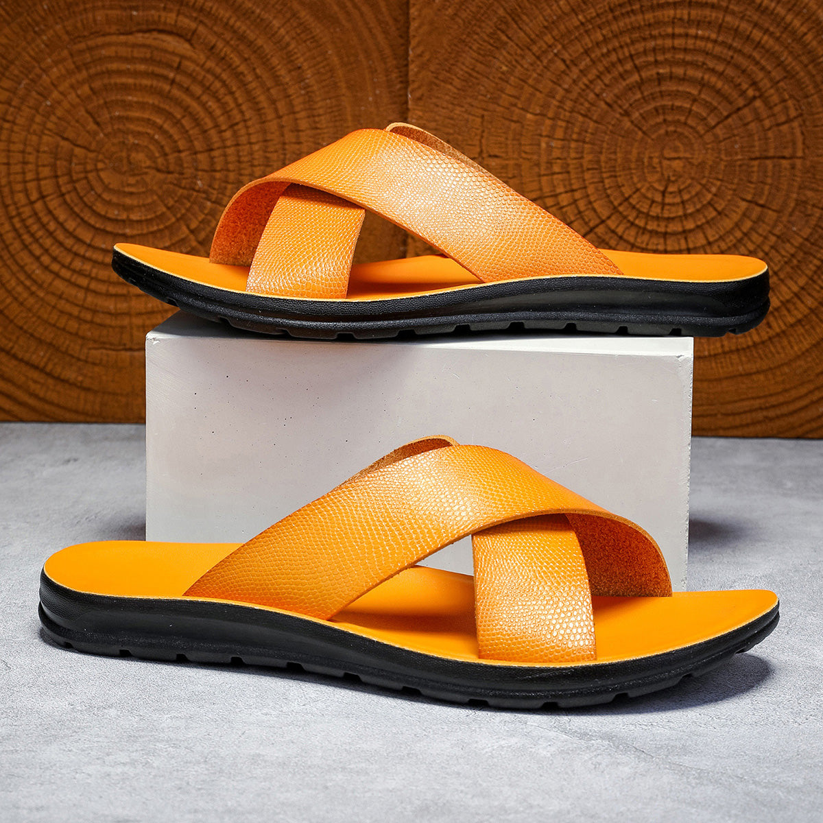 A2004 European and American retro Roman sandals