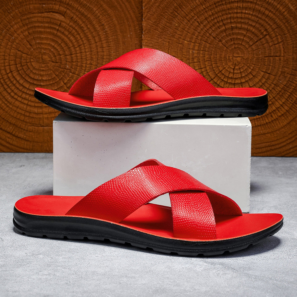 A2004 European and American retro Roman sandals