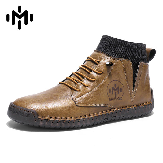 FJ-7009 Men's Martin Boots High-Top Work Boots