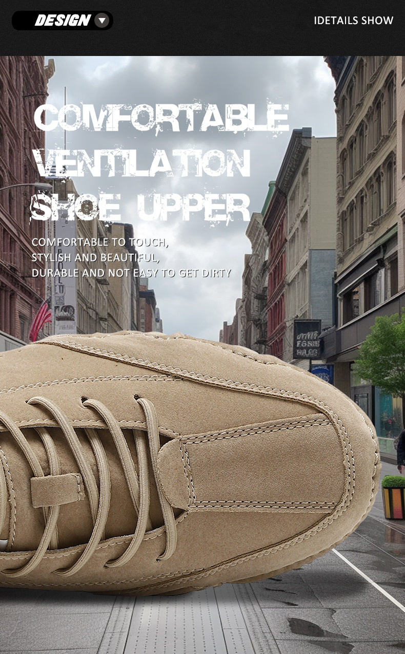 FJ-8008 Casual versatile men's shoes, high-top men's casual shoes detail image 2