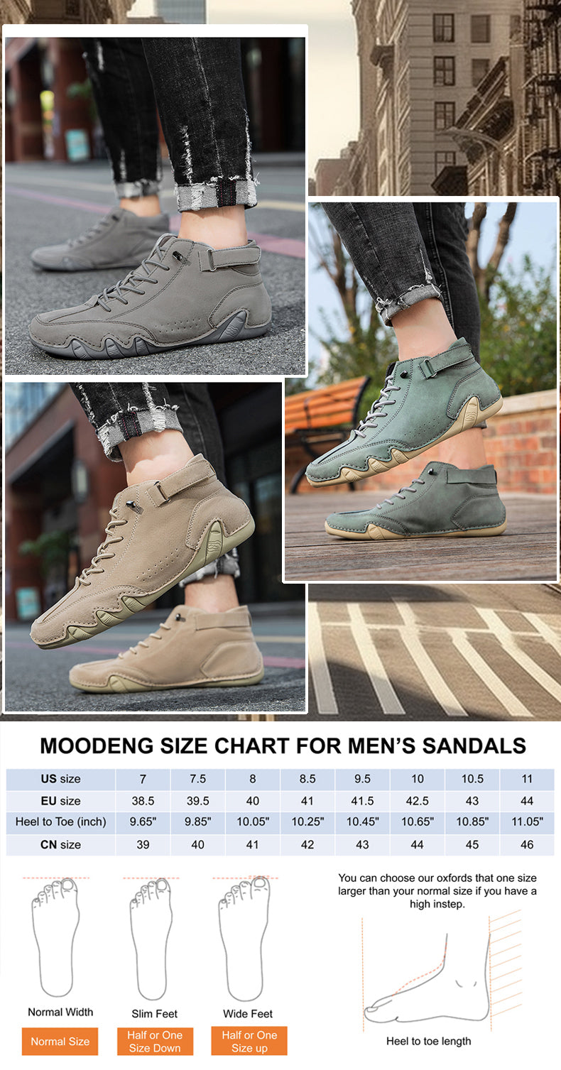 FJ-8008 Casual versatile men's shoes, high-top men's casual shoes detail image 7