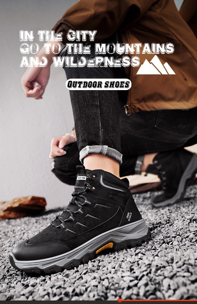 KL311 High-top hiking boots for men detail image 1