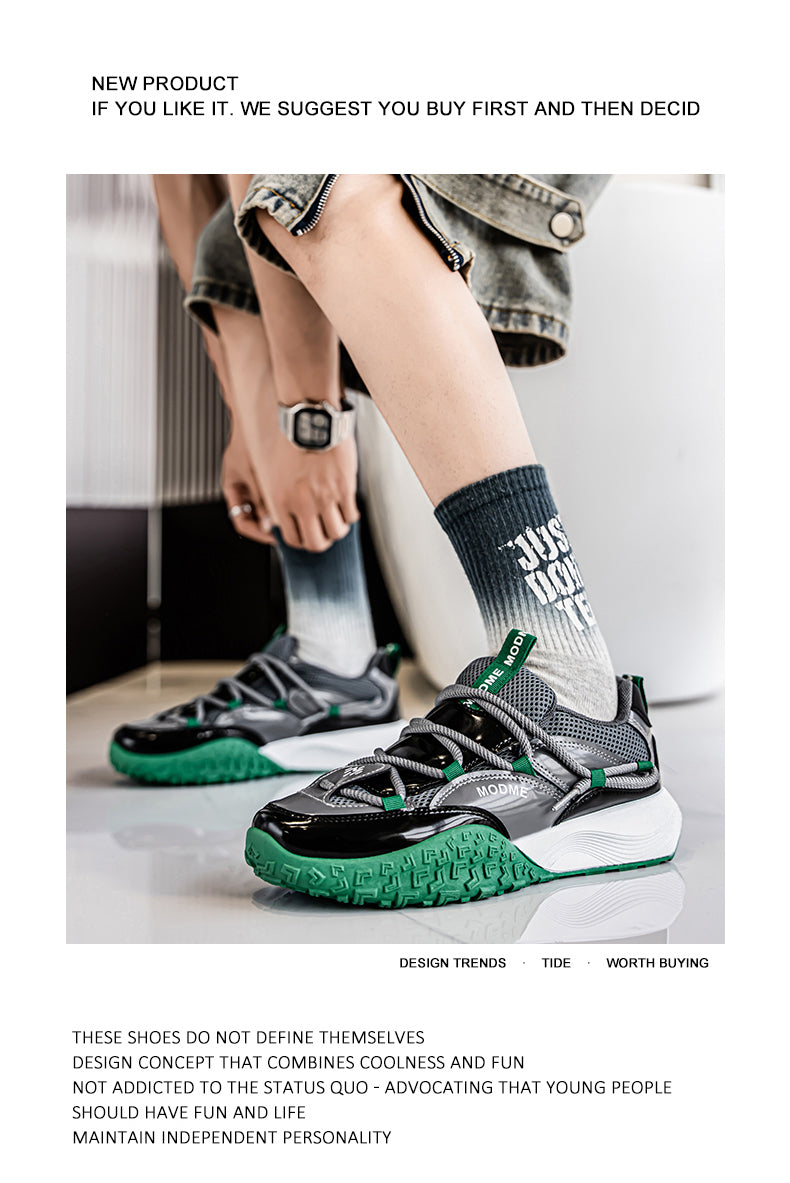 L17 Flying knit mesh tire sole dad shoes detail image 1