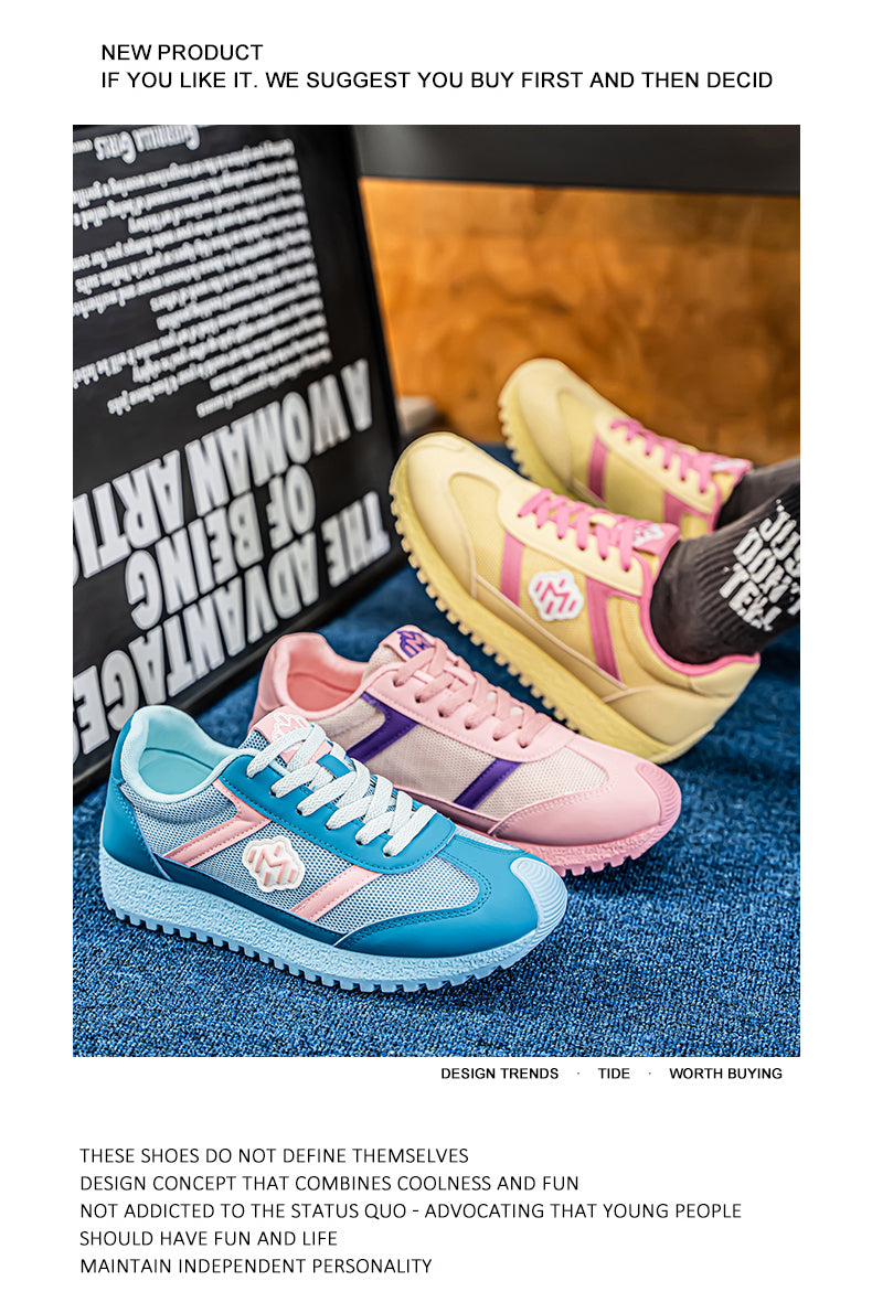 AG27 versatile mesh-upper casual running shoes detail image 1