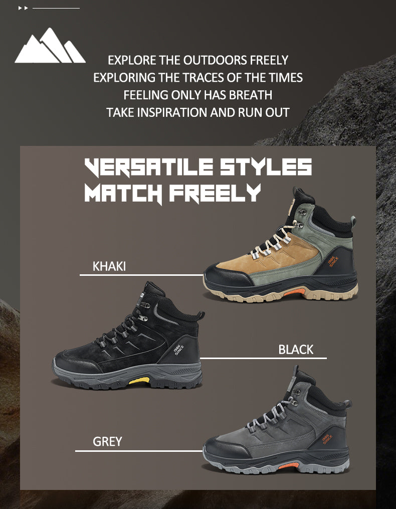 KL311 High-top hiking boots for men detail image 2