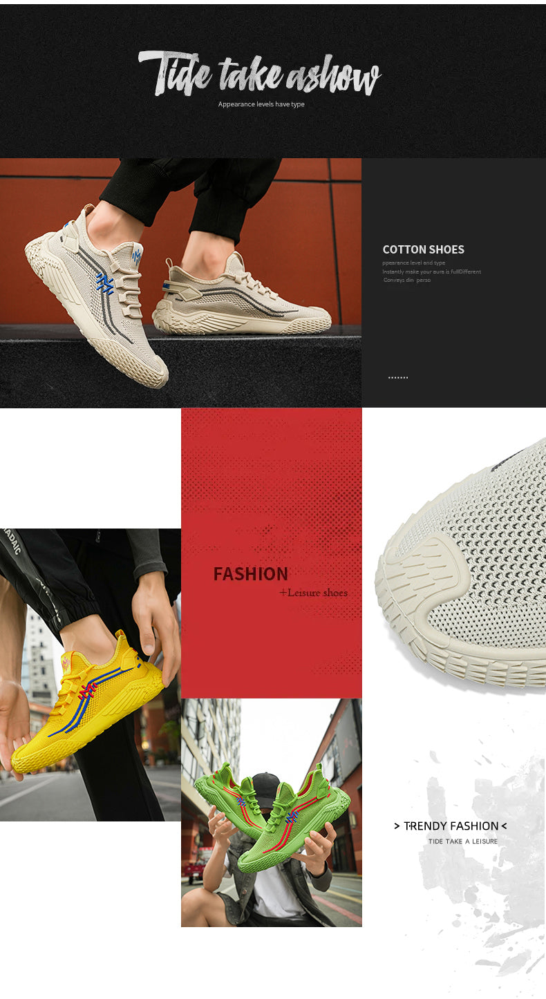 58011 Coconut Men's Summer Breathable Mesh Thin Shoes detail image 2