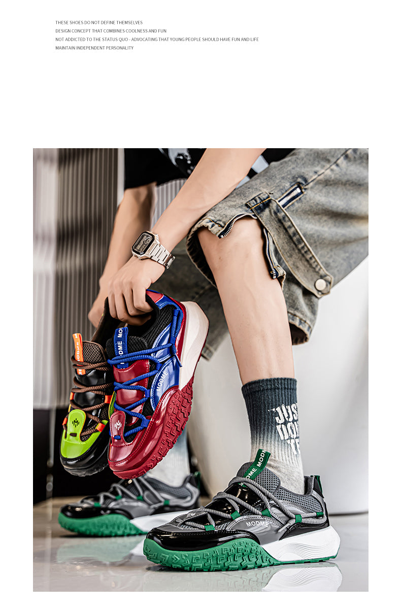 L17 Flying knit mesh tire sole dad shoes detail image 2