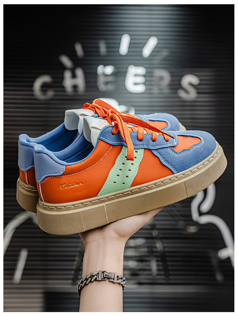 L835 Men's Shoes New Retro Colorblocking Sports Casual Board Shoes detail image 2