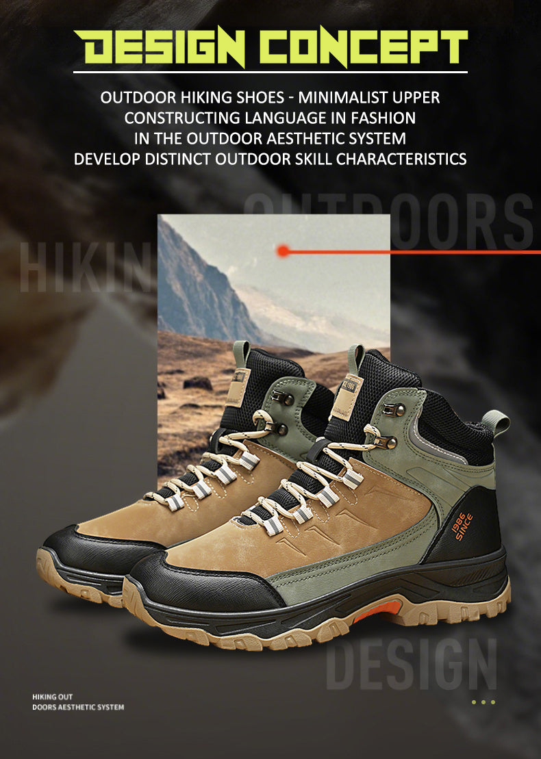 KL311 High-top hiking boots for men detail image 3