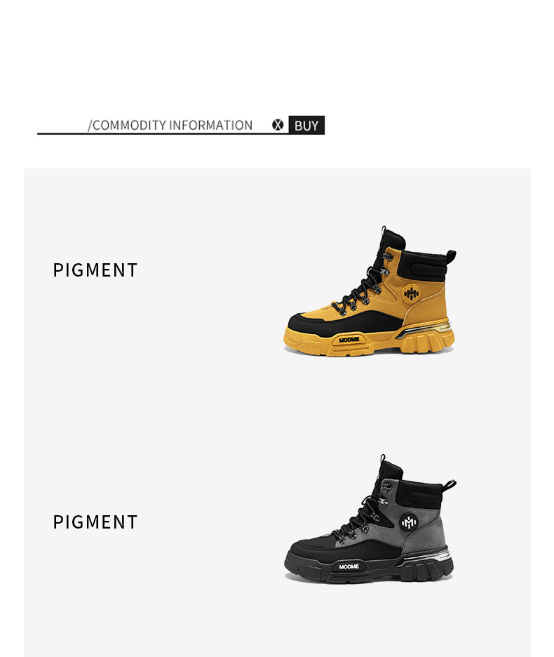 D836 Hiking boots with slip-resistant soles detail image 3