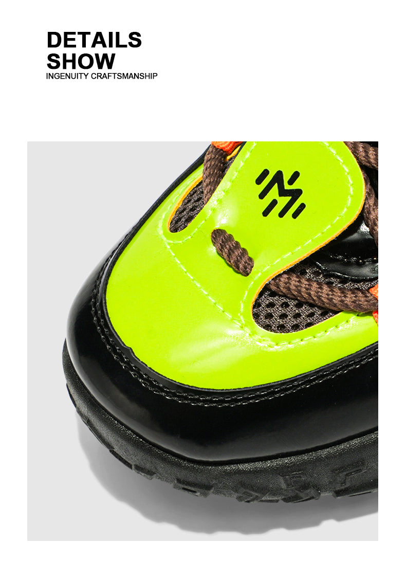 L17 Flying knit mesh tire sole dad shoes detail image 5