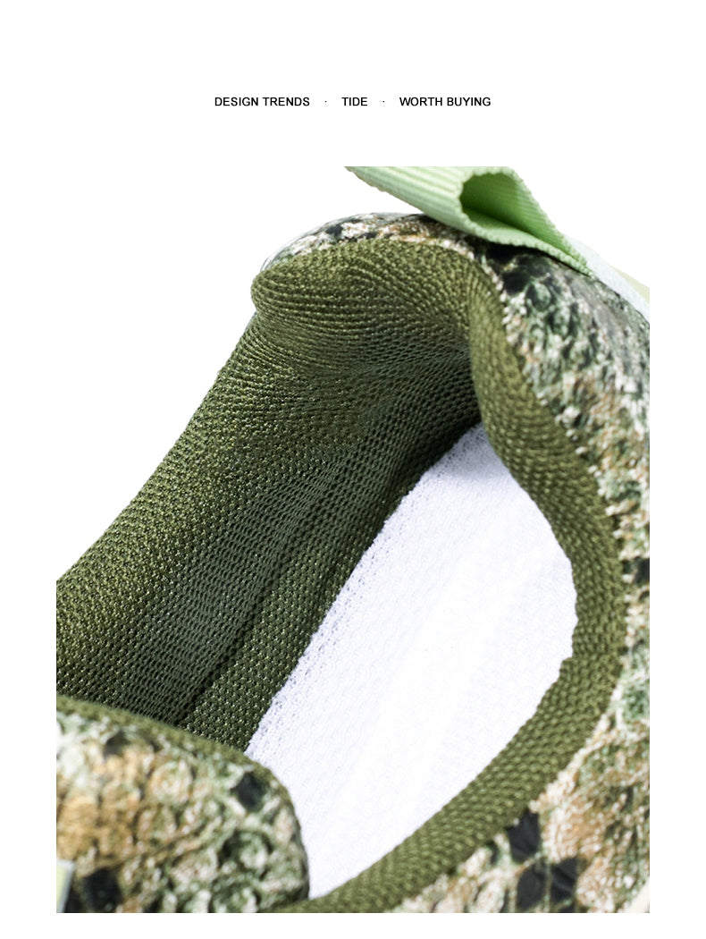 58026 Snake skin casual new style skate shoes detail image 6