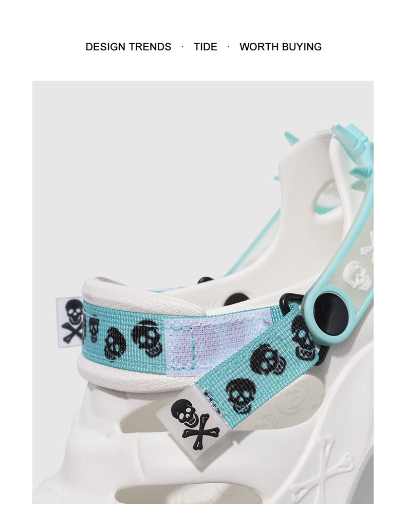 9205 Summer leather sandals for men and women detail image 6