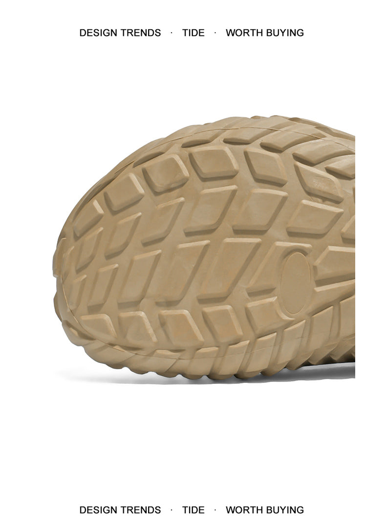 HX01 Men's summer breathable flyknit mesh construction work safety shoes with slip-resistant soles detail image 6