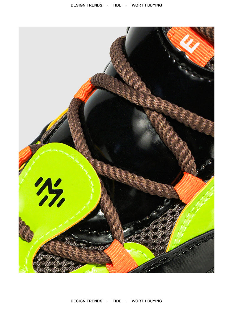 L17 Flying knit mesh tire sole dad shoes detail image 7