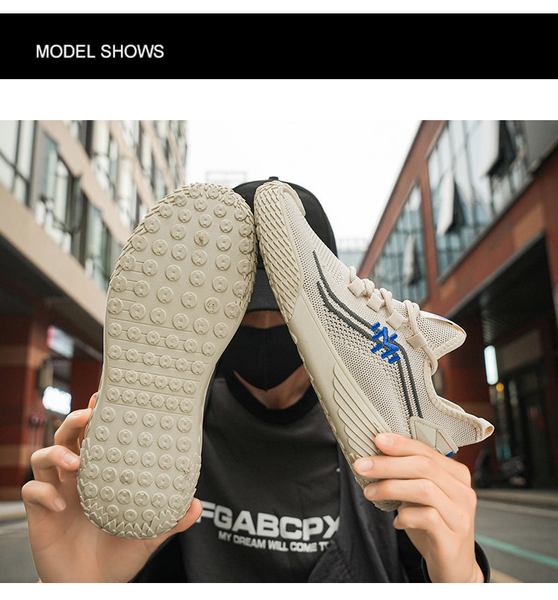 58011 Coconut Men's Summer Breathable Mesh Thin Shoes detail image 8