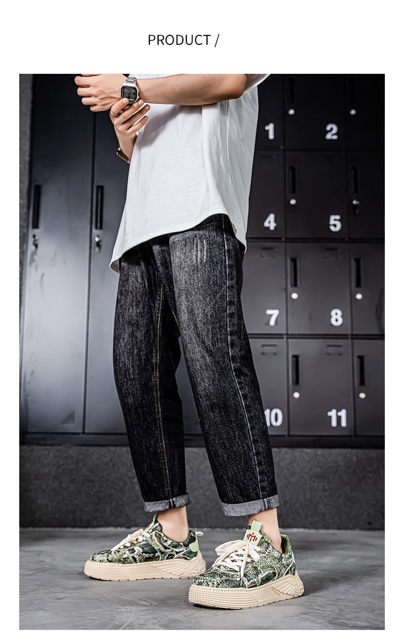 58026 Snake skin casual new style skate shoes detail image 8