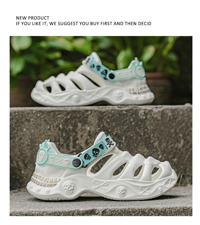 9205 Summer leather sandals for men and women detail image 9