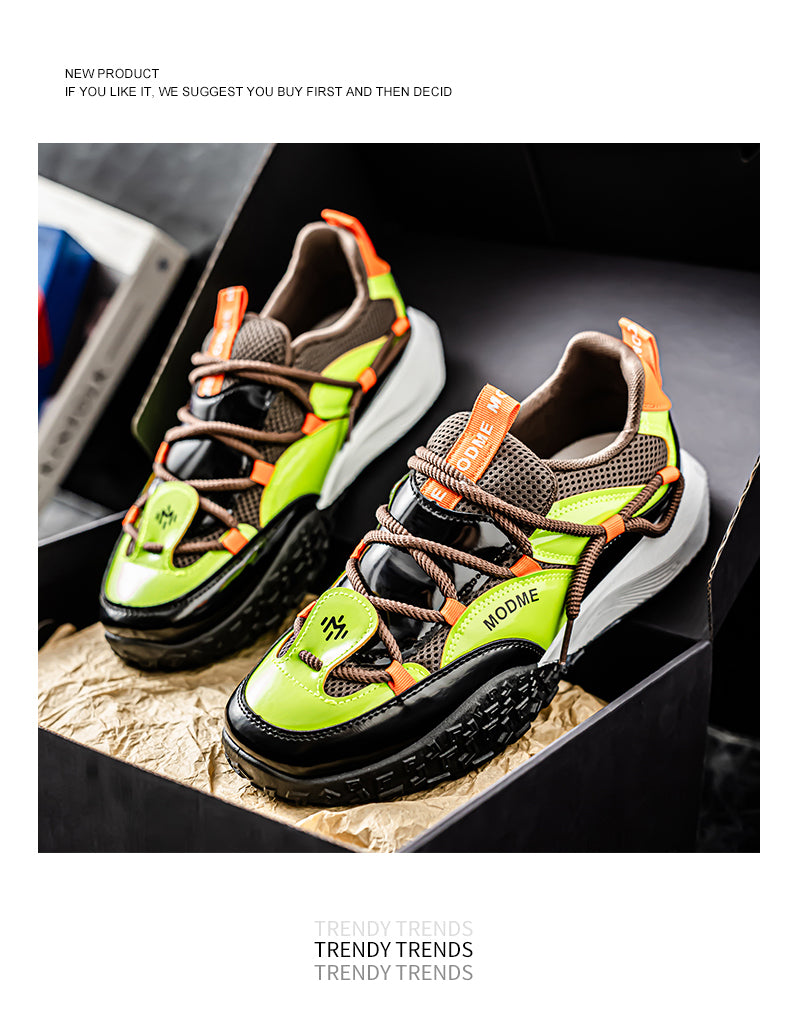 L17 Flying knit mesh tire sole dad shoes detail image 9