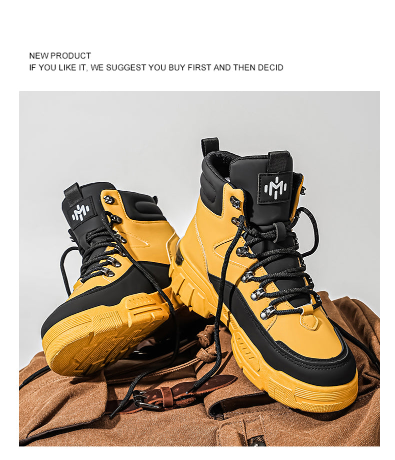 D836 Hiking boots with slip-resistant soles detail image 9