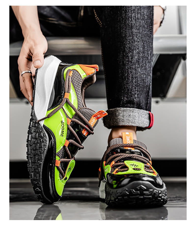 L17 Flying knit mesh tire sole dad shoes detail image 10