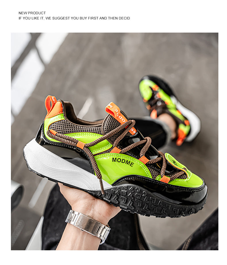 L17 Flying knit mesh tire sole dad shoes detail image 11