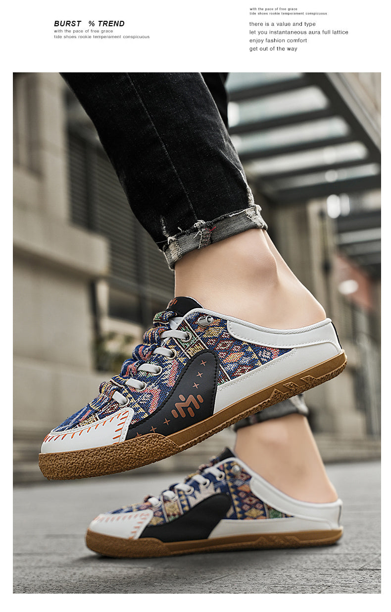 GB01 Baotou Men's Summer Breathable Mesh Slippers detail image 11