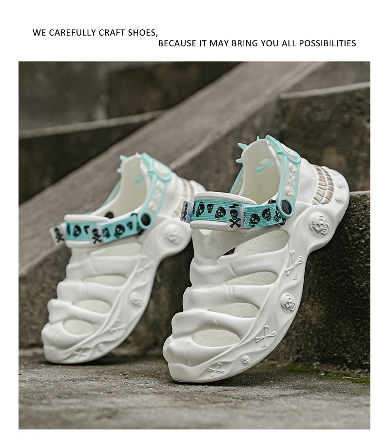 9205 Summer leather sandals for men and women detail image 12