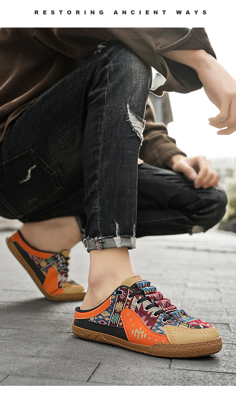 GB01 Baotou Men's Summer Breathable Mesh Slippers detail image 12