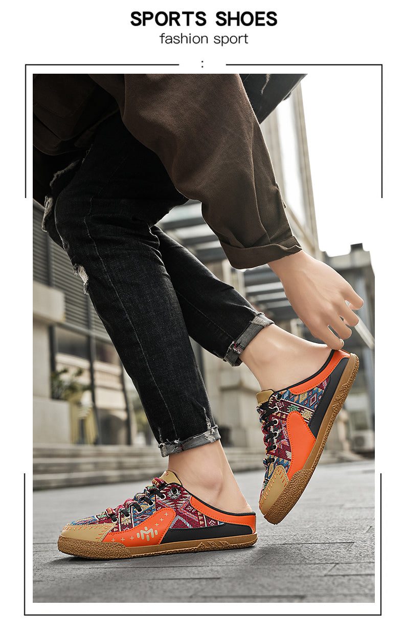 GB01 Baotou Men's Summer Breathable Mesh Slippers detail image 13