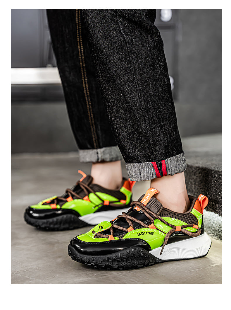 L17 Flying knit mesh tire sole dad shoes detail image 13