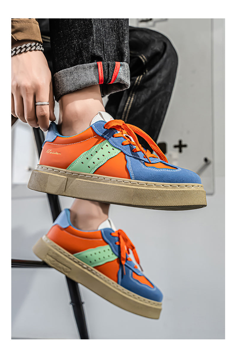 L835 Men's Shoes New Retro Colorblocking Sports Casual Board Shoes detail image 12