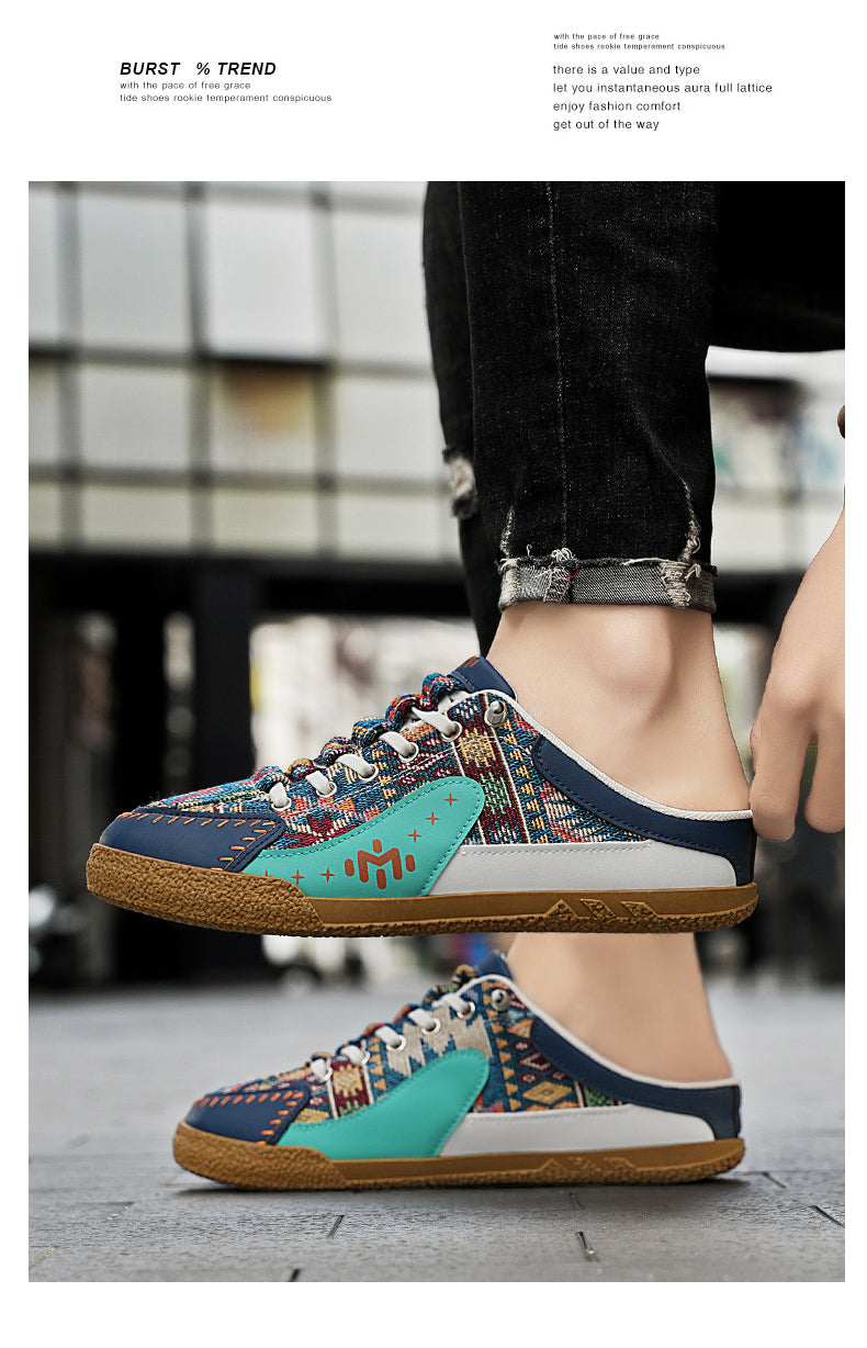 GB01 Baotou Men's Summer Breathable Mesh Slippers detail image 15