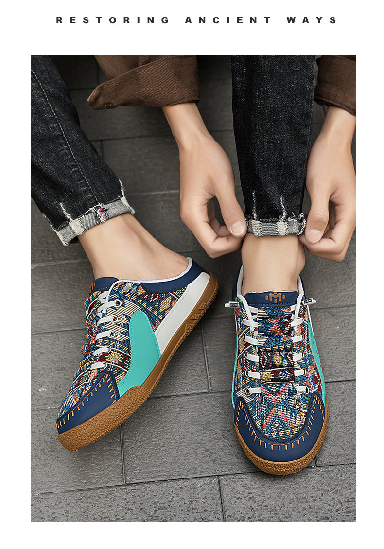 GB01 Baotou Men's Summer Breathable Mesh Slippers detail image 16