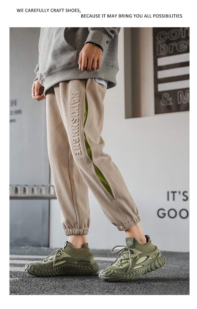 HX01 Men's summer breathable flyknit mesh construction work safety shoes with slip-resistant soles detail image 17