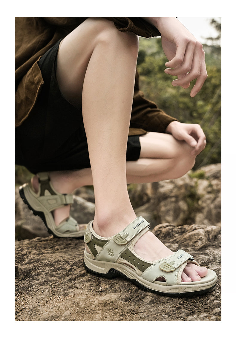 FTW001 Summer leather sandals for men and women detail image 19
