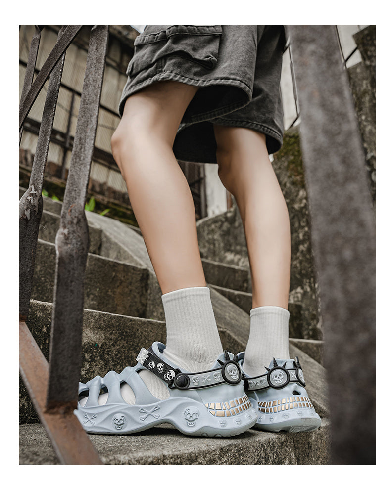 9205 Summer leather sandals for men and women detail image 19